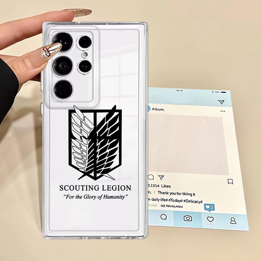 Прозрачный мягкий чехол для Samsung Galaxy Note 10 20 Ultra S25 Ultra S21 S23 S24 FE S10 Plus S22 S20 Логотип Атака Титанов Galaxy S24 FE
Прозрачный мягкий чехол для Samsung Galaxy Note 10 20 Ultra S25 Ultra S21 S23 S24 FE S10 Plus S22 S20 Логотип Атака Титанов Galaxy S24 FE