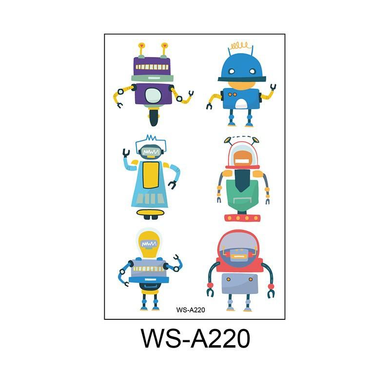 Children s Cartoon Robot Graffiti Personalized Tattoo Sticker Kindergarten Reward Gooka DIY Hand Account Luggage Sticker 120*76mm
Children s Cartoon Robot Graffiti Personalized Tattoo Sticker Kindergarten Reward Gooka DIY Hand Account Luggage Sticker 120*76mm