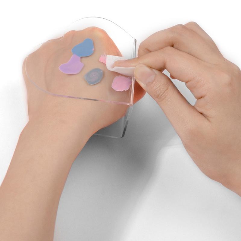 Transparent Acrylic Nail Art Palette Heart Shape Nail Painting Palette Professional Beauty Salon Cosmetic Mixing Palette
Transparent Acrylic Nail Art Palette Heart Shape Nail Painting Palette Professional Beauty Salon Cosmetic Mixing Palette