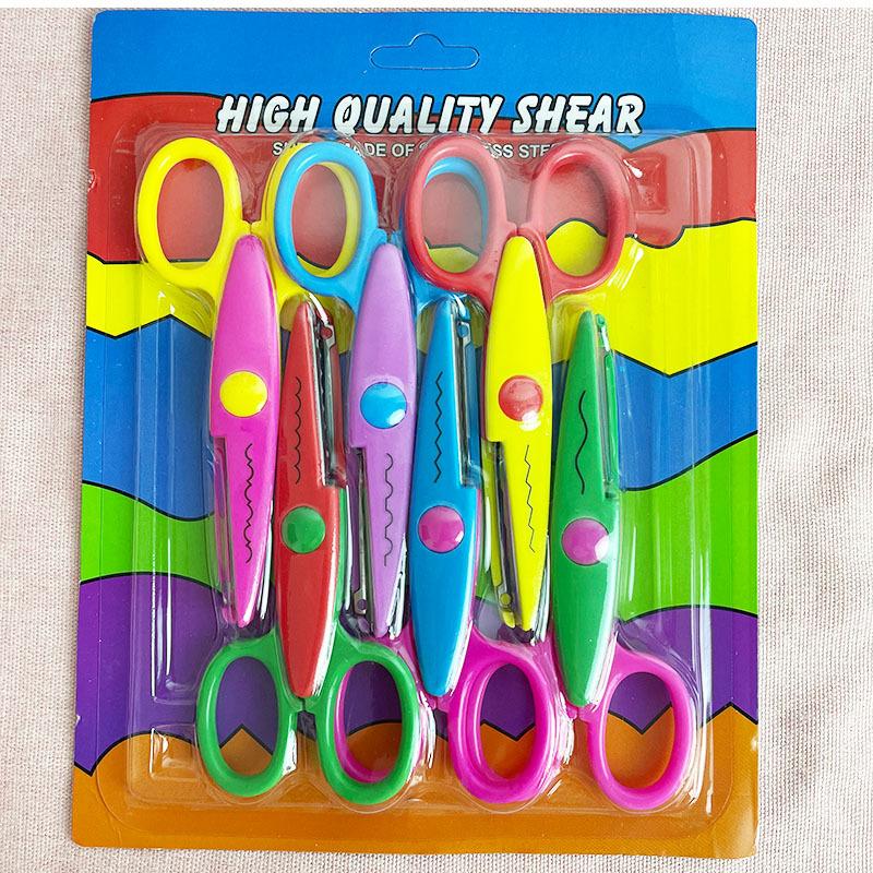 6 шт красочные пластиковые детский альбом ручная бумага декор ножницы инструмент 6pcs
6 шт красочные пластиковые детский альбом ручная бумага декор ножницы инструмент 6pcs