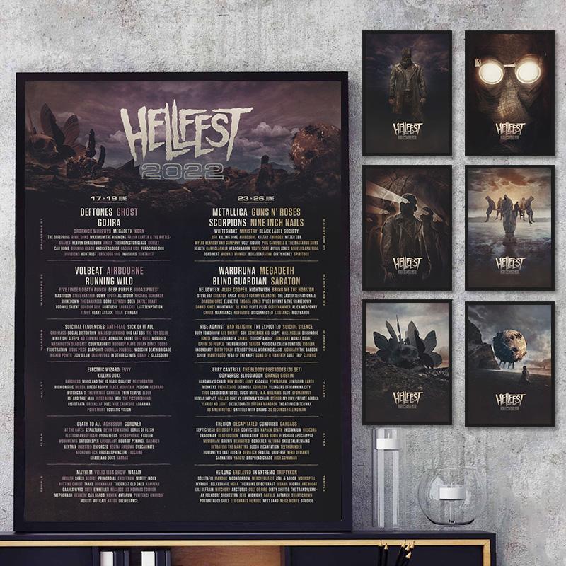 Hellfest Lineup 2022 Poster Metal Music Festival Wall Art Picture Canvas HD Print Bedroom Mural Home Decoration Painting Cuadros 21cm×30cm NoFrame
Hellfest Lineup 2022 Poster Metal Music Festival Wall Art Picture Canvas HD Print Bedroom Mural Home Decoration Painting Cuadros 21cm×30cm NoFrame