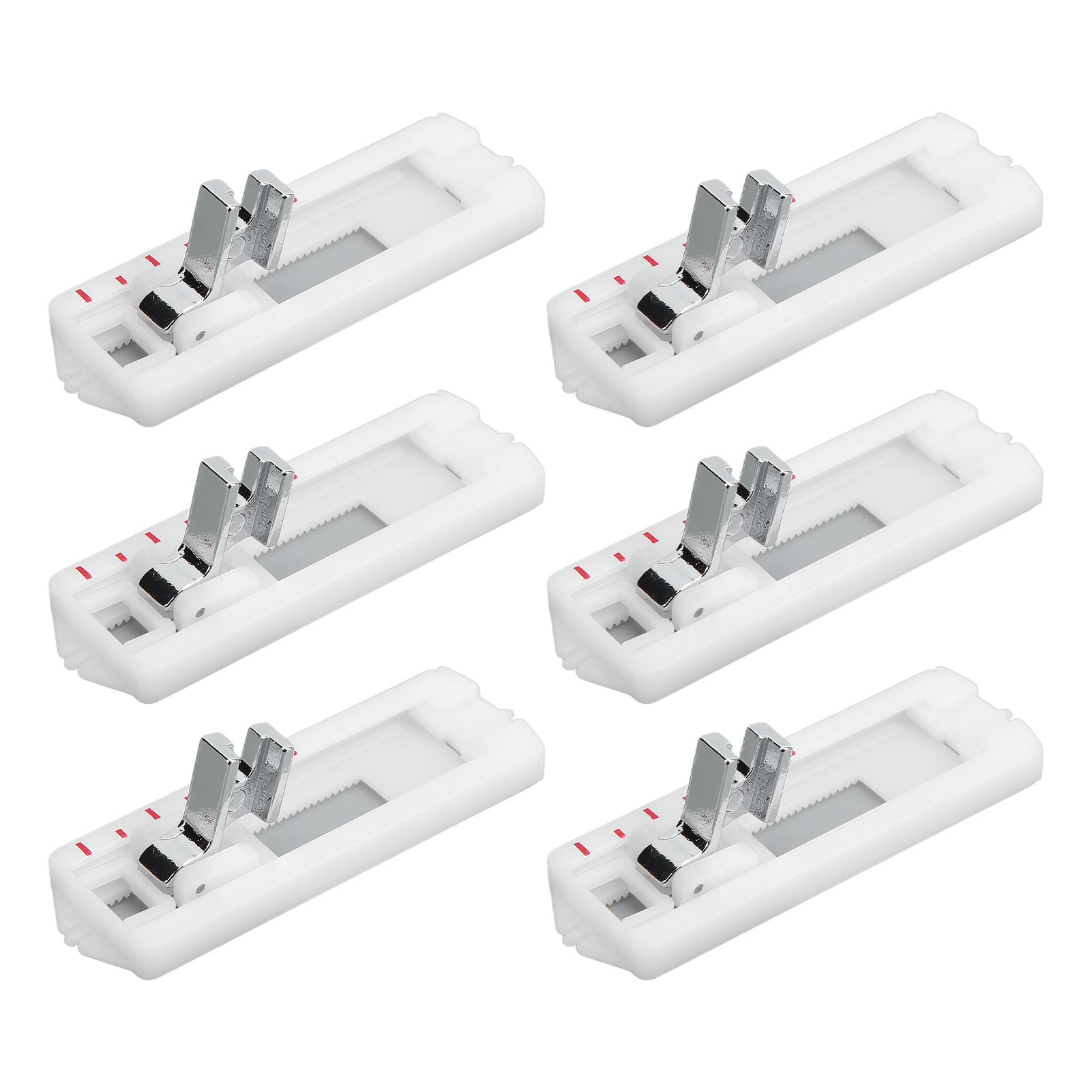 6Pcs Buttonhole Presser Foot Sturdy Durable Bright Rust Resistant Buttonhole Foot Household Sewing
6Pcs Buttonhole Presser Foot Sturdy Durable Bright Rust Resistant Buttonhole Foot Household Sewing