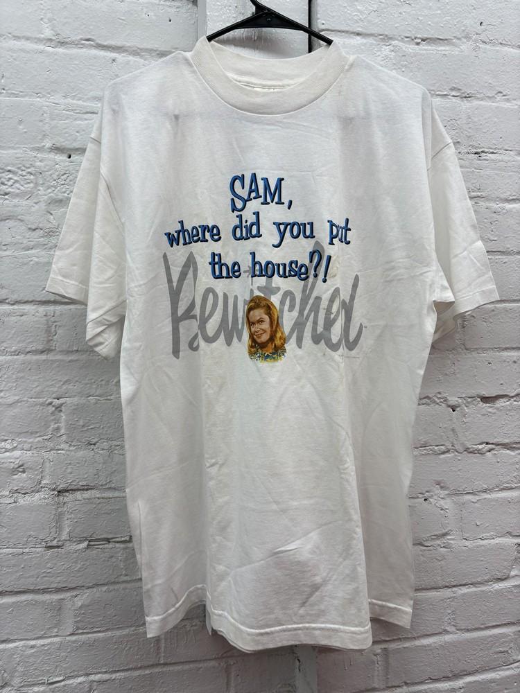 Vintage Bewitched Shirt Mens Large White Cronies Samantha TV Show Graphic 90s Unisex T-Shirt M
Vintage Bewitched Shirt Mens Large White Cronies Samantha TV Show Graphic 90s Unisex T-Shirt M