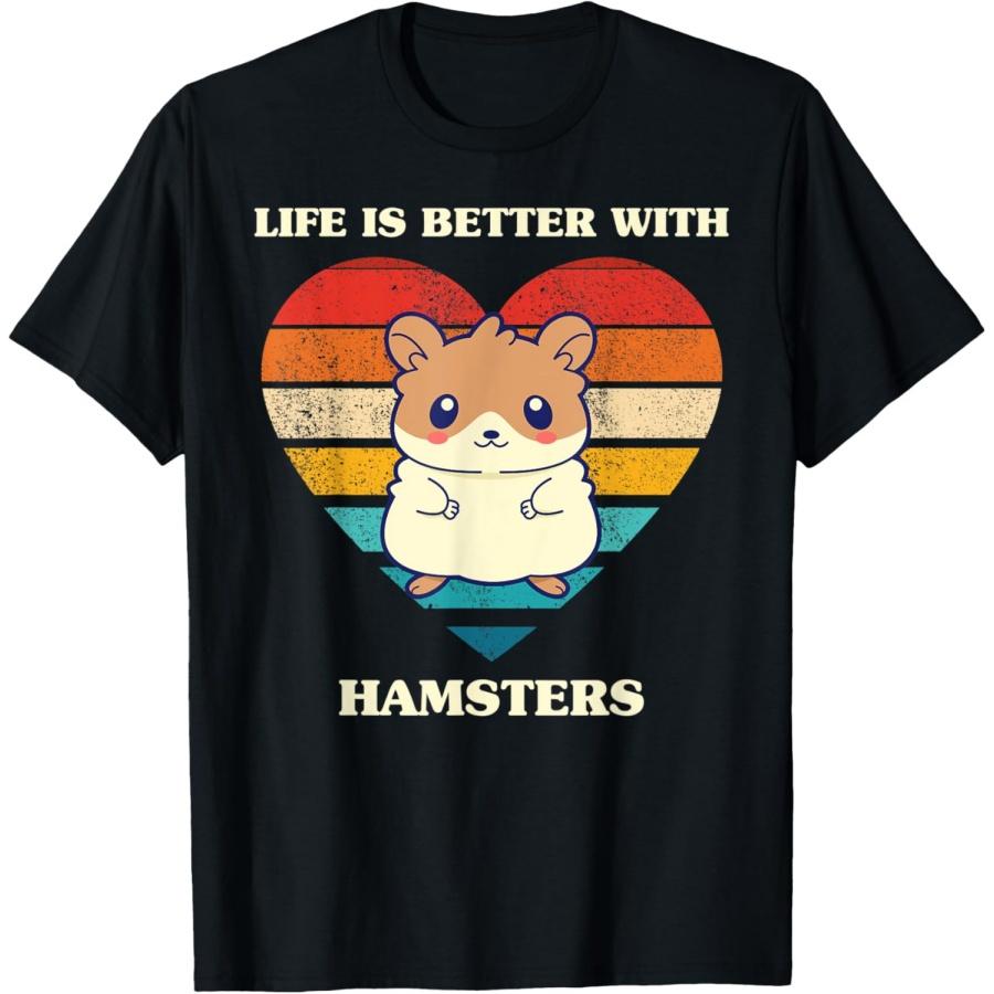 Life Is Better With Hamsters Cute Hamster Design Retro T-Shirt XXXXXL чёрный
Life Is Better With Hamsters Cute Hamster Design Retro T-Shirt XXXXXL чёрный
