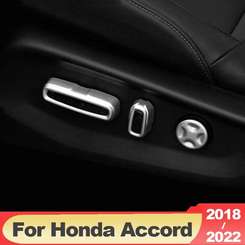 For Honda Accord 10th X 2018- 2022 Car ABS Carbon Auto Seat Adjustment Button Switch Cover Decorative Case Knob Trim срібний
For Honda Accord 10th X 2018- 2022 Car ABS Carbon Auto Seat Adjustment Button Switch Cover Decorative Case Knob Trim срібний