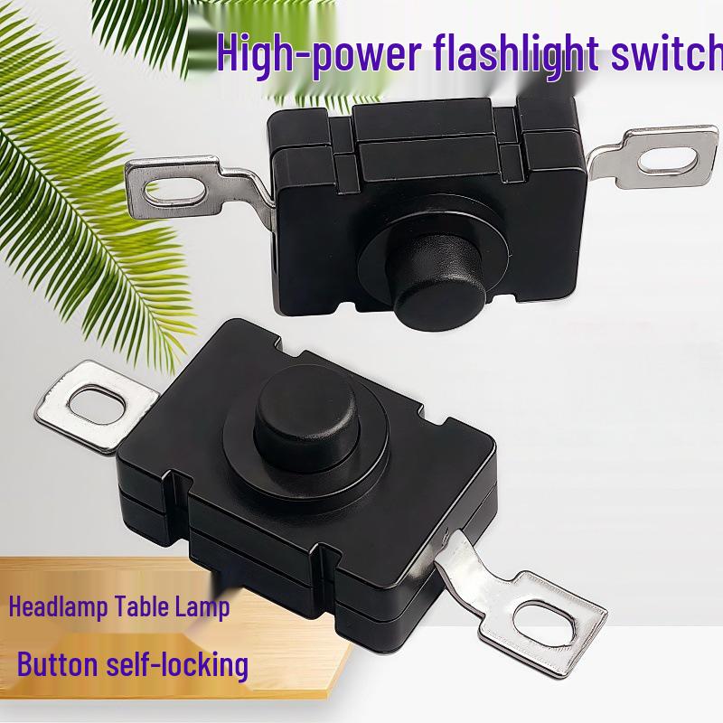 KAN-28 High-Brightness Flashlight Self-Locking Button Switch with Surface Mount Hole
KAN-28 High-Brightness Flashlight Self-Locking Button Switch with Surface Mount Hole