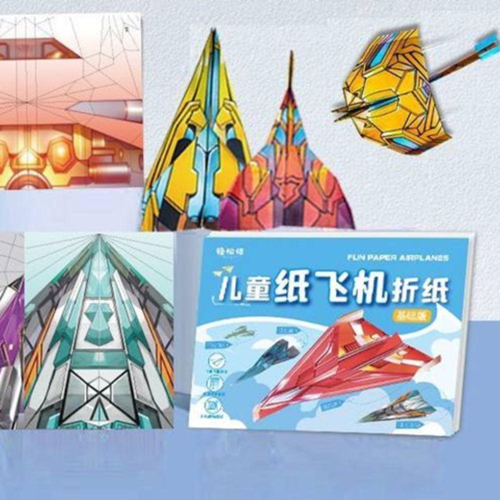 Montessori Handmade Airplane Origami Paper Versatile Paper Aircraft Toy Parent-child interaction Style A
Montessori Handmade Airplane Origami Paper Versatile Paper Aircraft Toy Parent-child interaction Style A