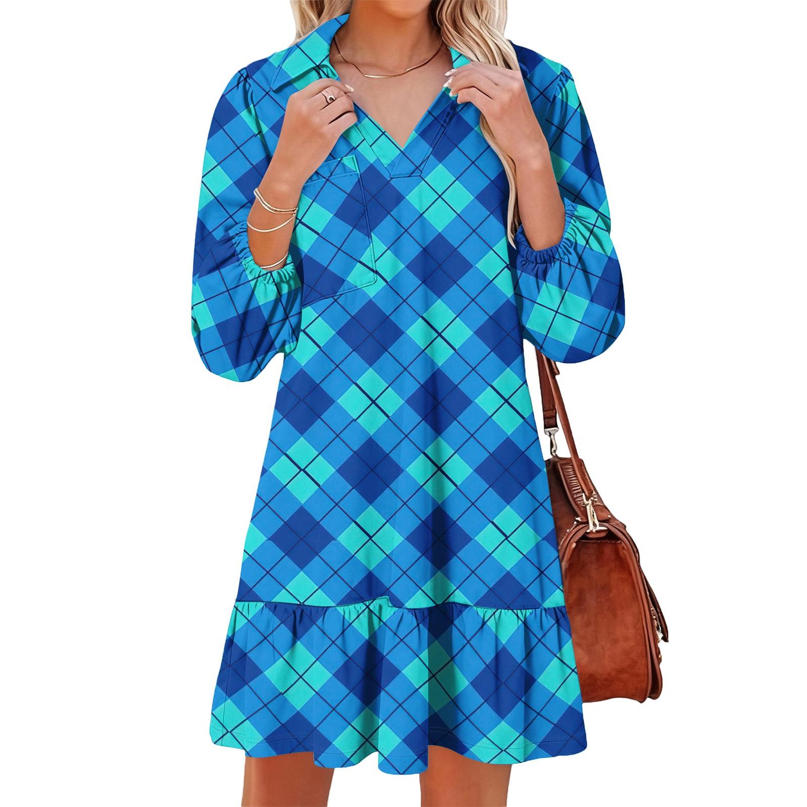 Women s Fashion Elegant Autmn And Winter Long Sleeve V-Neck Christmas Print Dress XL
Women s Fashion Elegant Autmn And Winter Long Sleeve V-Neck Christmas Print Dress XL