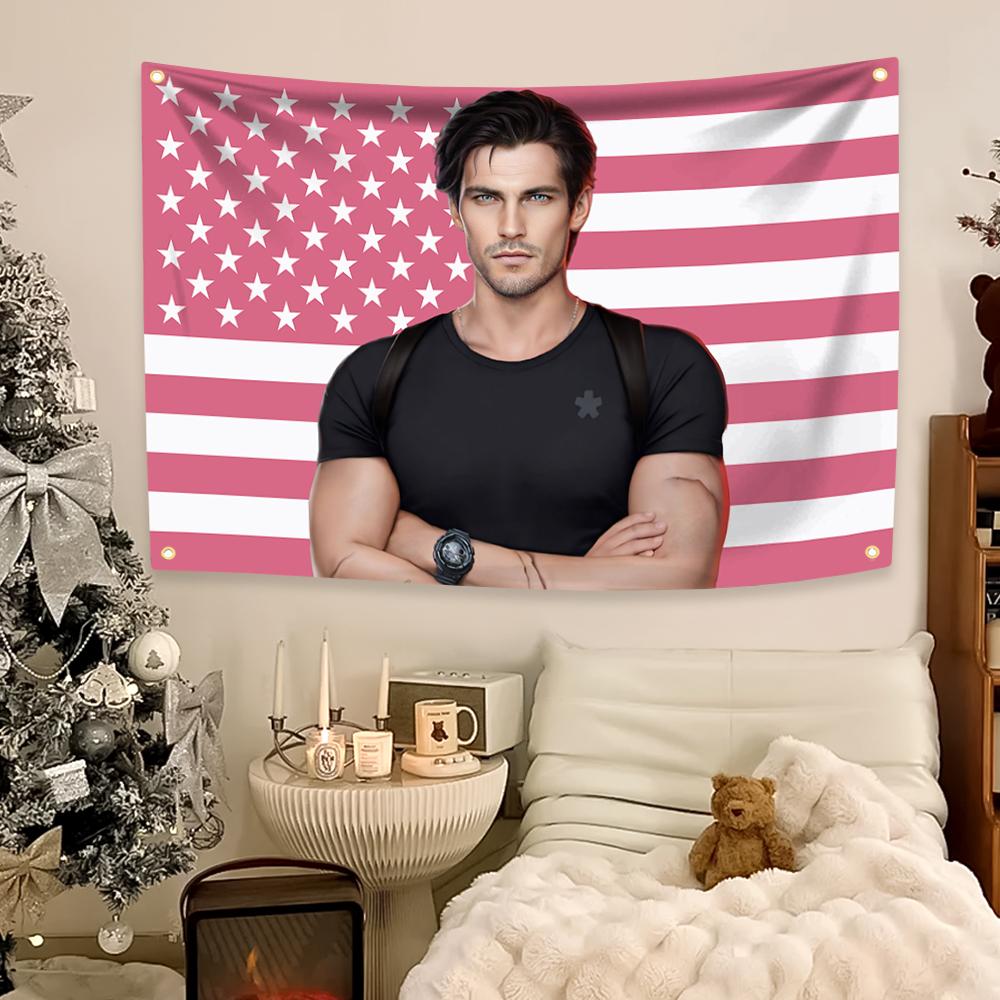 Романтические клубы Дмитрий Американский флаг Четыре отверстия Полиэстер Цифровая печать Гобелен Игра Уличная Внутренняя отделка Комната Гараж Сад 29x37in
Романтические клубы Дмитрий Американский флаг Четыре отверстия Полиэстер Цифровая печать Гобелен Игра Уличная Внутренняя отделка Комната Гараж Сад 29x37in