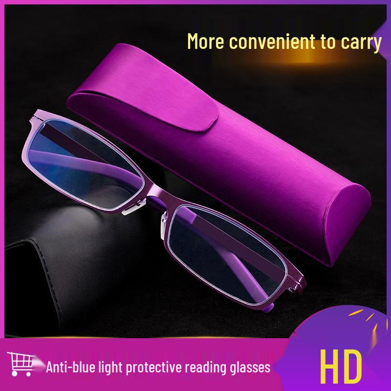 2024 Anti-Blue Light HD Reading Glasses, Lightweight Fashion, Unisex Purple Frame +350
2024 Anti-Blue Light HD Reading Glasses, Lightweight Fashion, Unisex Purple Frame +350