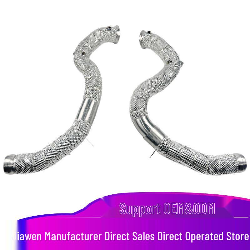 Stainless Steel Heat-Wrapped Long Tube Exhaust Manifold for Mercedes E63S M177 4.0T Car Exhaust Pipe
Stainless Steel Heat-Wrapped Long Tube Exhaust Manifold for Mercedes E63S M177 4.0T Car Exhaust Pipe