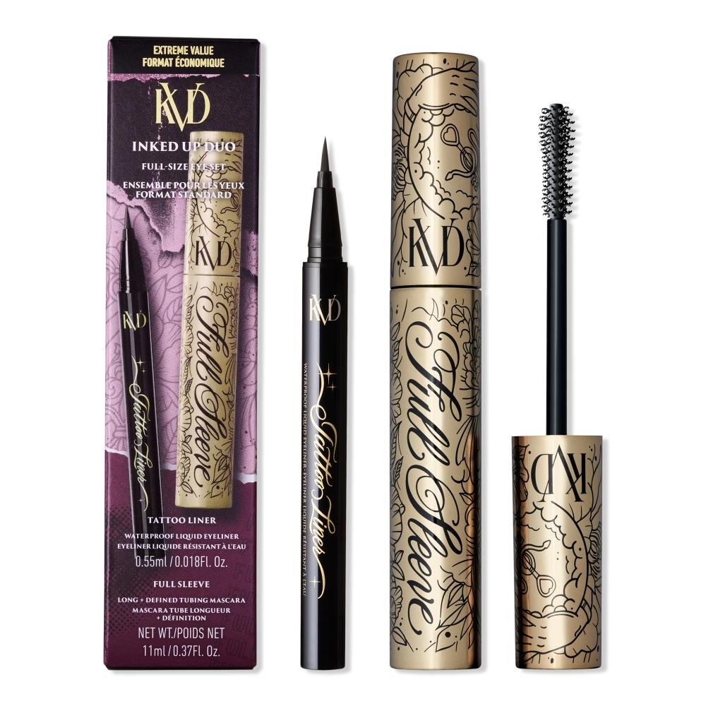 Kvd Beauty Inked Up Duo полноразмерный набор из веганской подводки для глаз и туши для ресниц
Kvd Beauty Inked Up Duo полноразмерный набор из веганской подводки для глаз и туши для ресниц