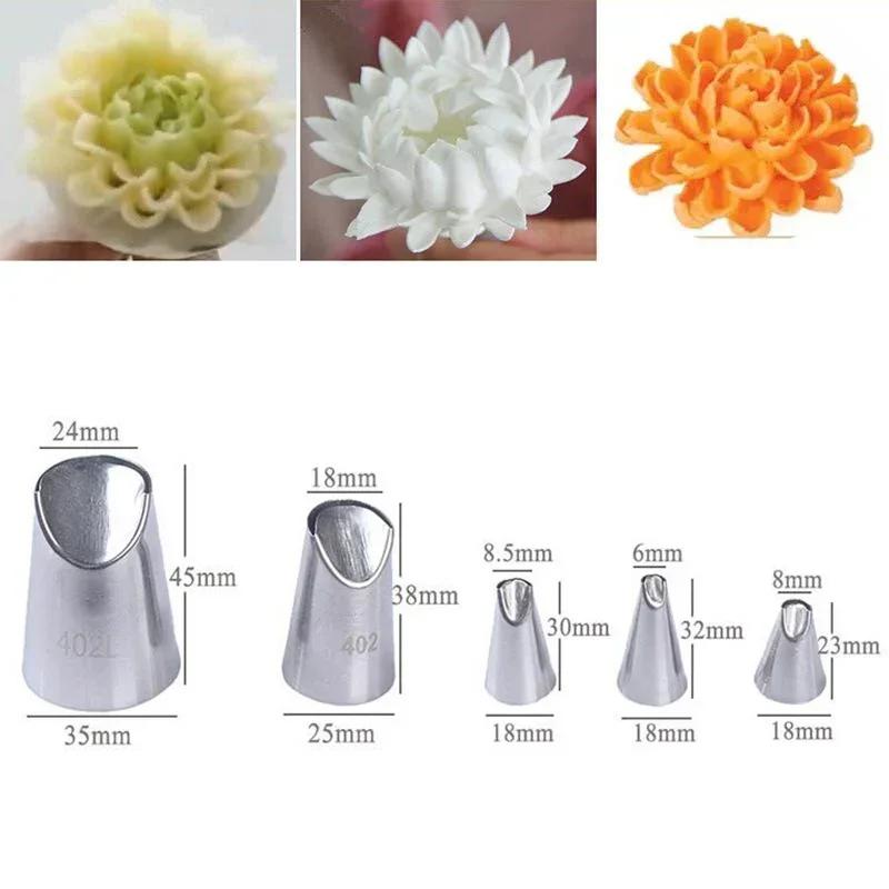 1/3/5/7pc/set of chrysanthemum Nozzle Icing Piping Pastry Nozzles kitchen gadget baking accessories Making cake decoration tools
1/3/5/7pc/set of chrysanthemum Nozzle Icing Piping Pastry Nozzles kitchen gadget baking accessories Making cake decoration tools