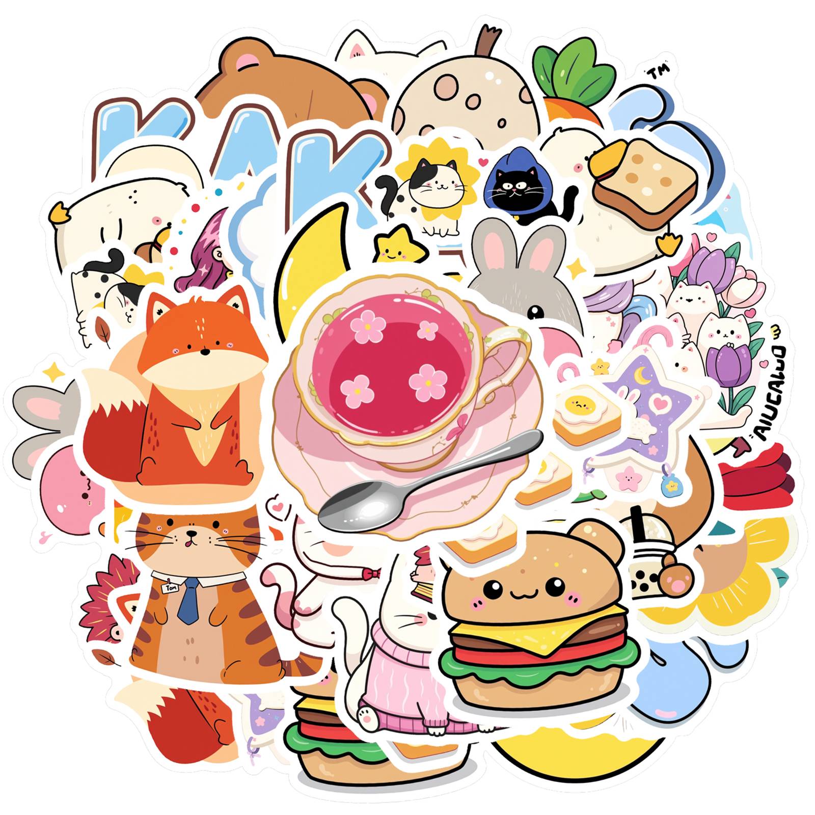 35pcs Colorful Fantasy Stickers Playful Animals Stickers Stationery Stickers For Laptop Luggage Scrapbook Diary DIY
35pcs Colorful Fantasy Stickers Playful Animals Stickers Stationery Stickers For Laptop Luggage Scrapbook Diary DIY