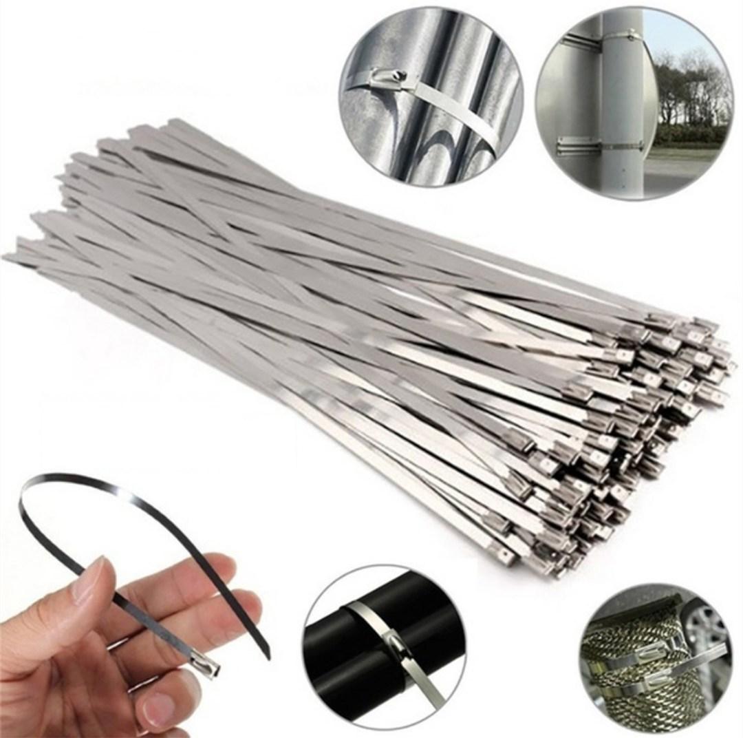 Stainless steel cable tie*100
Stainless steel cable tie*100