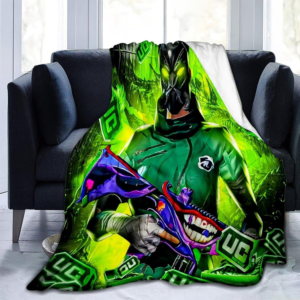 1pc Vibrant Video Game Character Blanket - Soft, Tear-Resistant Polyester Throw for Camping, Office, Sofa, and Travel | Neon Gre 130x150cm
1pc Vibrant Video Game Character Blanket - Soft, Tear-Resistant Polyester Throw for Camping, Office, Sofa, and Travel | Neon Gre 130x150cm