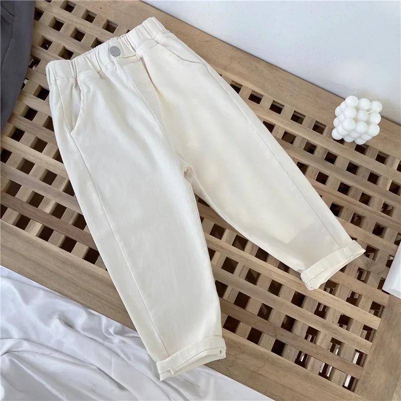 1-8 Years Boys Pants Kids Cargo Pants Mid-Rise Button Casual Outdoor Comfortable Breathable Spring Fall Chidren Trousers 100 белый
1-8 Years Boys Pants Kids Cargo Pants Mid-Rise Button Casual Outdoor Comfortable Breathable Spring Fall Chidren Trousers 100 белый