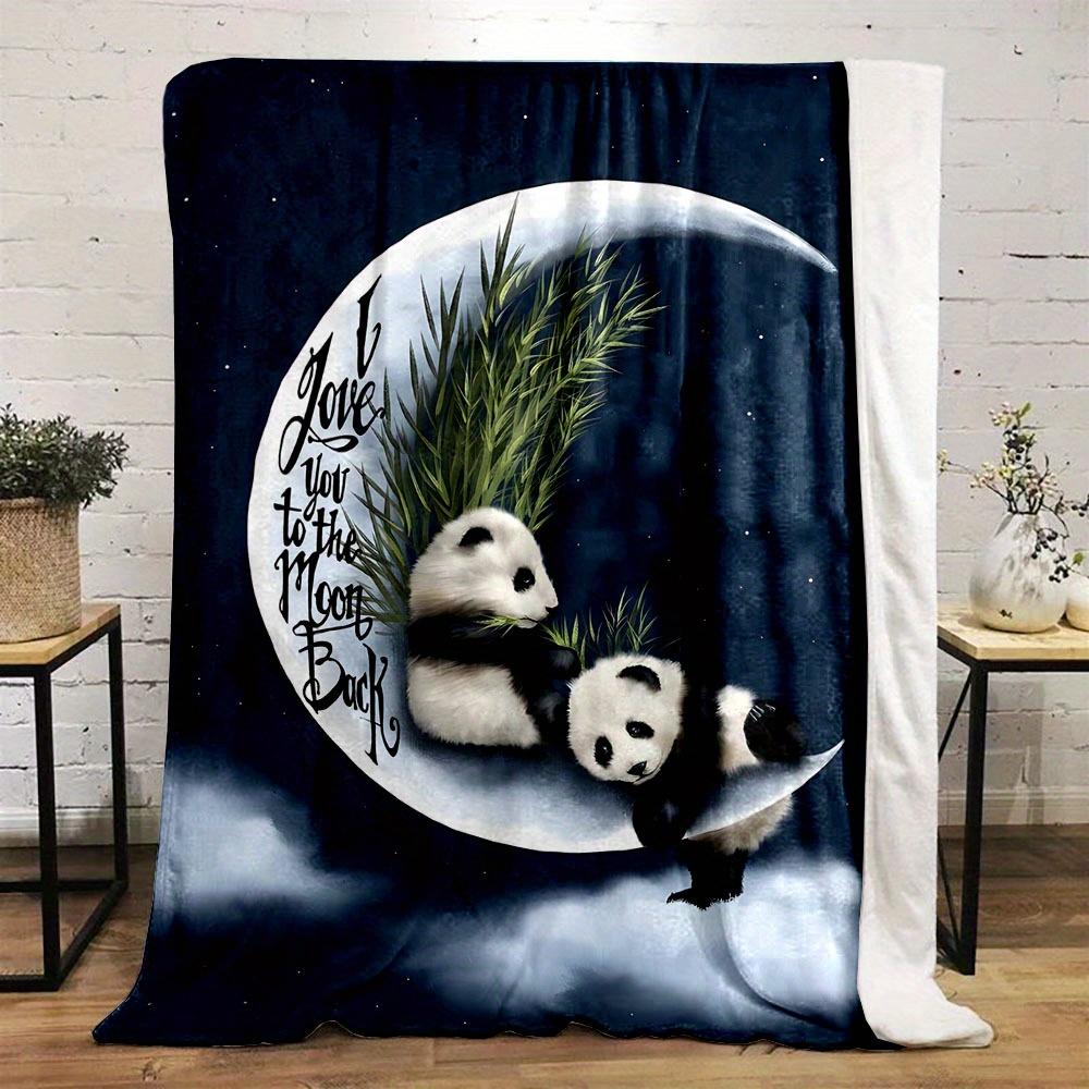 Cozy Panda Print Blanket, Soft Flannel Throw for Two, All Season Warmth for Couch Office Nap, Cartoon Themed Home Gift 75x90cm
Cozy Panda Print Blanket, Soft Flannel Throw for Two, All Season Warmth for Couch Office Nap, Cartoon Themed Home Gift 75x90cm