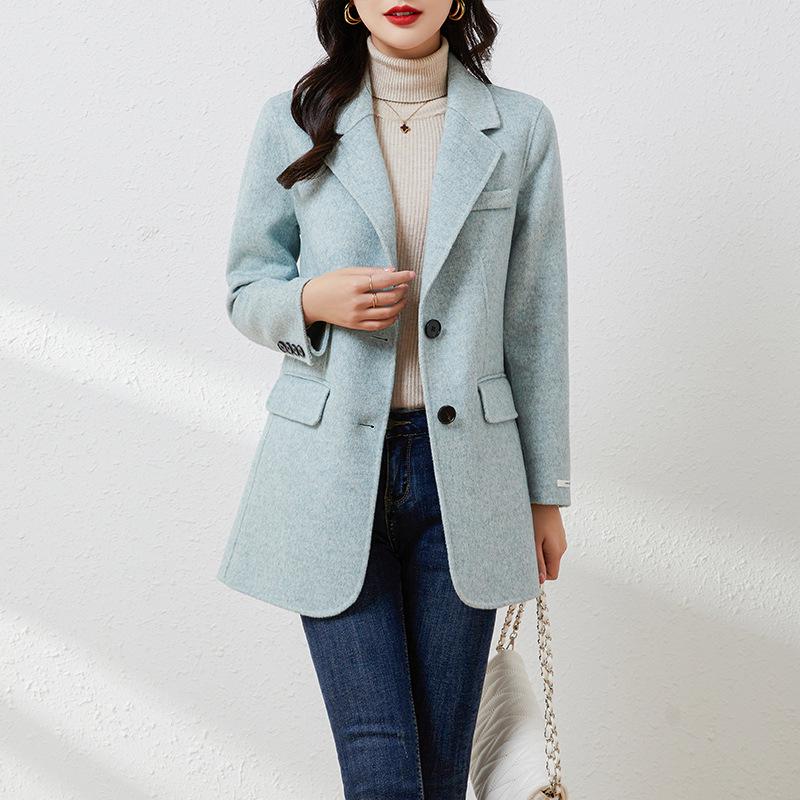 2025 Spring Women s Double-Sided Wool Coat - High-End Petite Suit Overcoat L 110-120 catty
2025 Spring Women s Double-Sided Wool Coat - High-End Petite Suit Overcoat L 110-120 catty