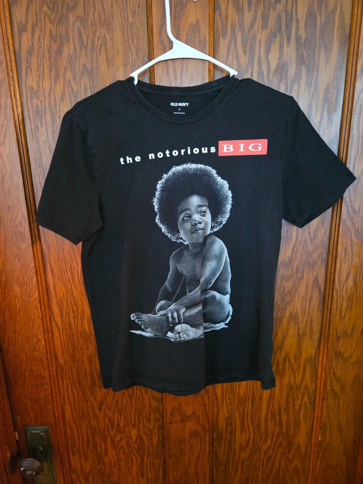 Notorious B.I.G. Biggie Smalls Baby Photo T-Shirt Medium Black Rap Hip Hop M
Notorious B.I.G. Biggie Smalls Baby Photo T-Shirt Medium Black Rap Hip Hop M
