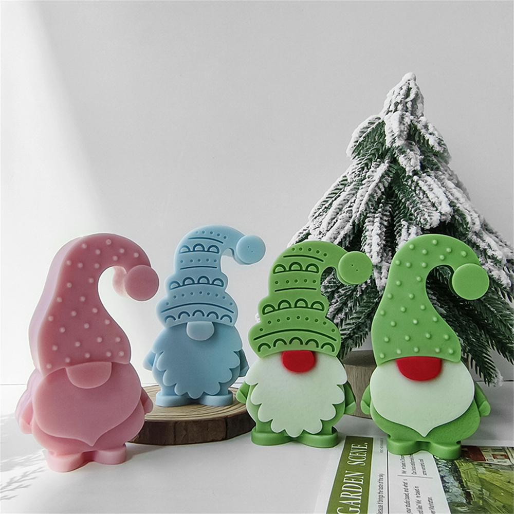 3D Christmas Dwarf Silicone Mold Candle Plaster Decoration Molds DIY Gnome Xmas Ornament DIY New Year Home Decoration Tools
3D Christmas Dwarf Silicone Mold Candle Plaster Decoration Molds DIY Gnome Xmas Ornament DIY New Year Home Decoration Tools