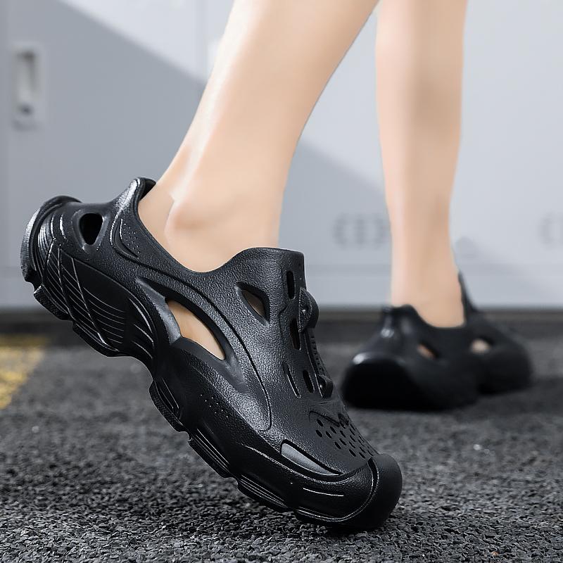 Fashion For Men EVA Light Hole Garden Shoes Outdoor Male Beach Sandals Home Bathroom Shoe Unisex Casual Slides 40 чорний
Fashion For Men EVA Light Hole Garden Shoes Outdoor Male Beach Sandals Home Bathroom Shoe Unisex Casual Slides 40 чорний