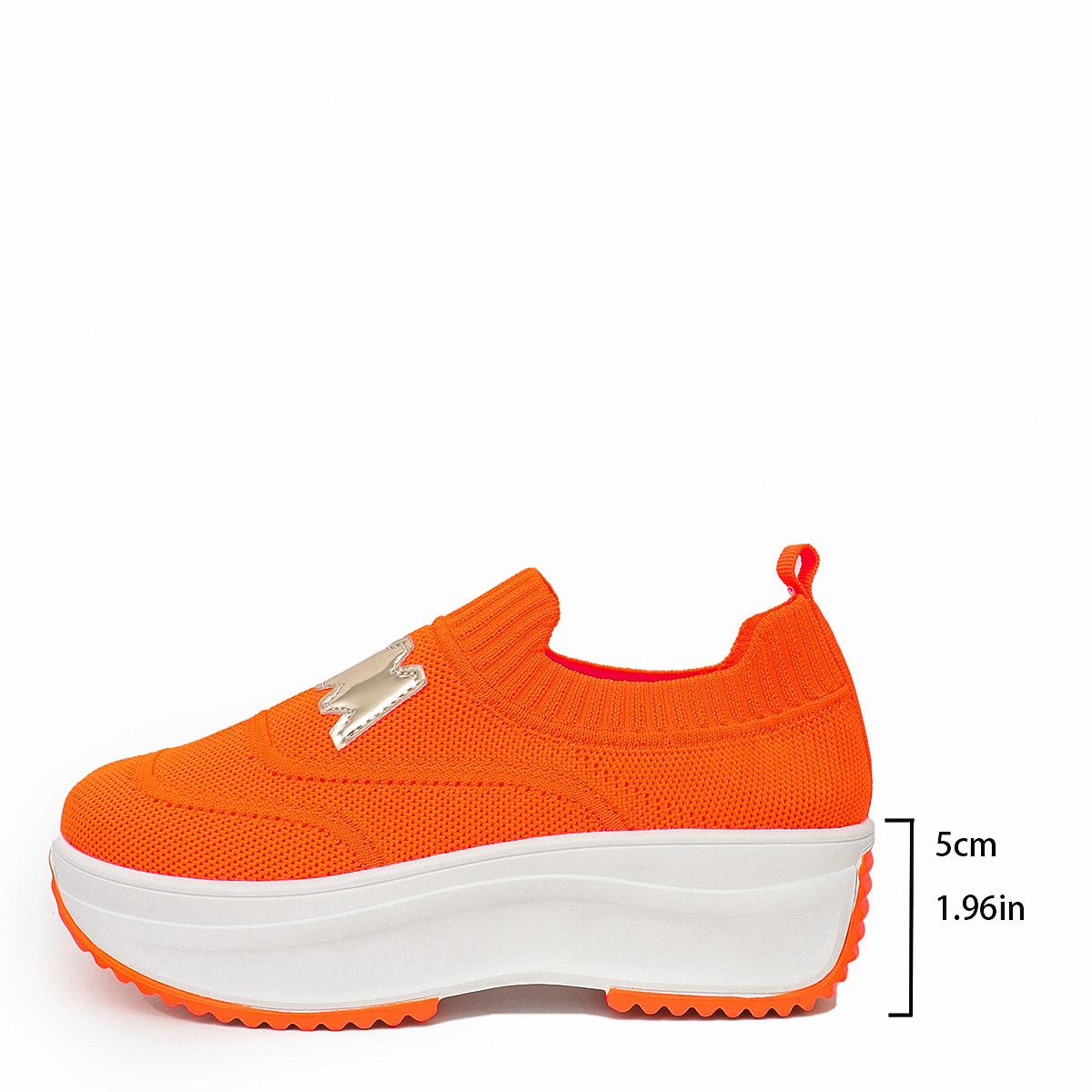 Модные женские кроссовки на платформе, повседневные слипоны, модные лоферы, женские уличные дышащие теннисные кроссовки, женская обувь 43 оранжевый
Модные женские кроссовки на платформе, повседневные слипоны, модные лоферы, женские уличные дышащие теннисные кроссовки, женская обувь 43 оранжевый