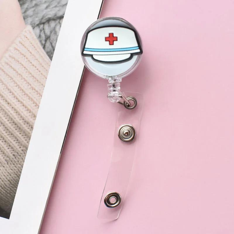 1pc Cute Medical Supplies 60cm Silicone Retractable Badge Reel Student Nurse Exhibition Enfermera Name Card ID Card Chest
1pc Cute Medical Supplies 60cm Silicone Retractable Badge Reel Student Nurse Exhibition Enfermera Name Card ID Card Chest