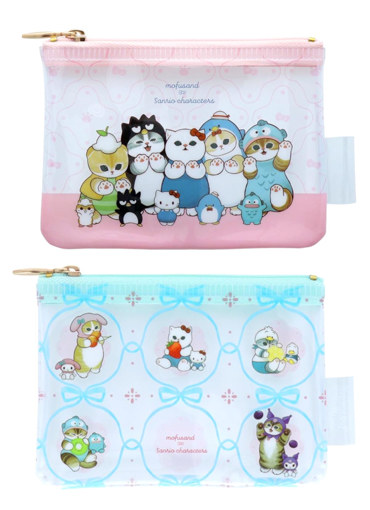 Набор из 2 мини-сумочек с персонажами mofusand x Sanrio (Лента розоваяРетро-рамка синяя) Санстар Канцтовары
Набор из 2 мини-сумочек с персонажами mofusand x Sanrio (Лента розоваяРетро-рамка синяя) Санстар Канцтовары