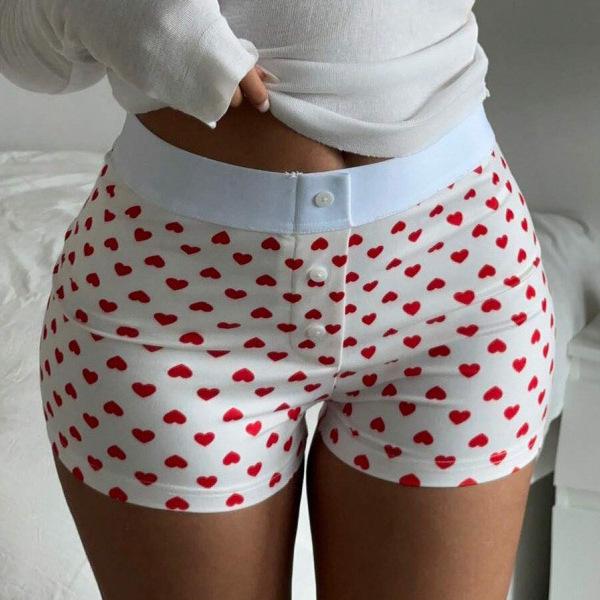 Women s Heart Print Tight-Fitting Shorts - European & American Style Valentine s Edition S білий
Women s Heart Print Tight-Fitting Shorts - European & American Style Valentine s Edition S білий