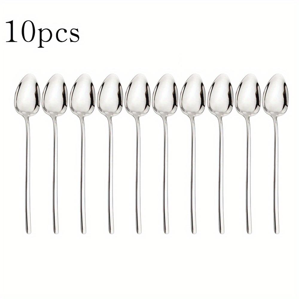 Набор столовых приборов из 10 столовых ложек из нержавеющей стали, элегантный набор столовых приборов с золотистой зеркальной полировкой для обедов и развлечений серебряный
Набор столовых приборов из 10 столовых ложек из нержавеющей стали, элегантный набор столовых приборов с золотистой зеркальной полировкой для обедов и развлечений серебряный