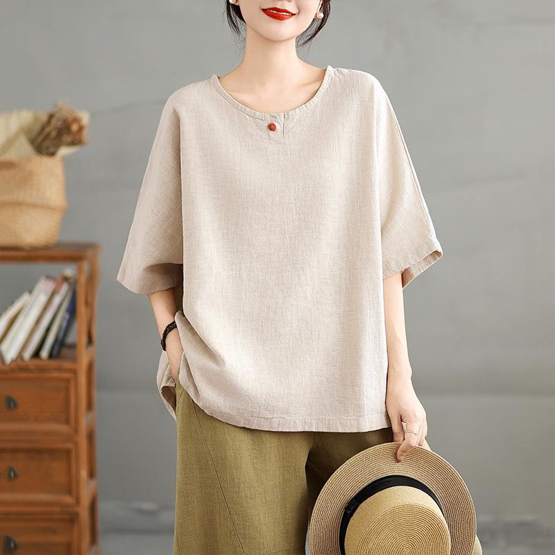 New Zen Buddhist Linen T-shirt - Summer Short-Sleeve Meditation Top XXL абрикосовый
New Zen Buddhist Linen T-shirt - Summer Short-Sleeve Meditation Top XXL абрикосовый