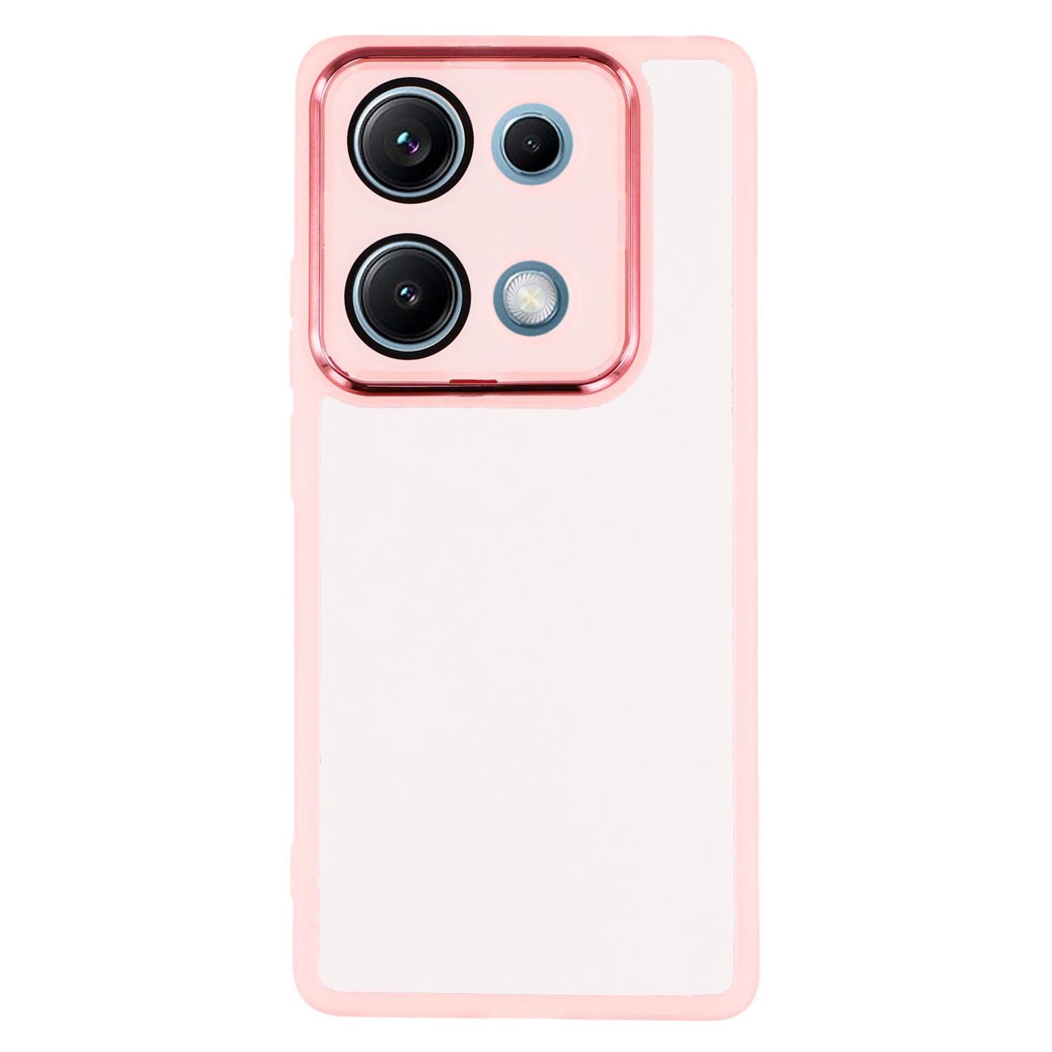 For Xiaomi Redmi Note 14S 4G Case Electroplated Camera Frame TPU Phone Cover Transparent Pink
For Xiaomi Redmi Note 14S 4G Case Electroplated Camera Frame TPU Phone Cover Transparent Pink