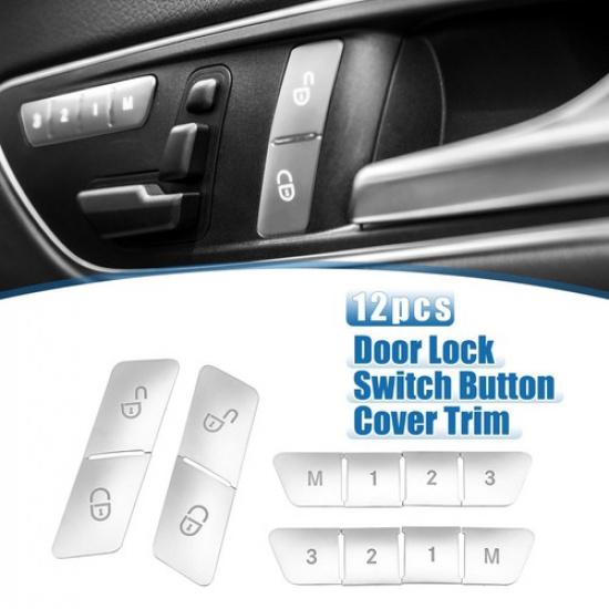 12pcs Seat Memory Door Button Sticker for Benz a Class 13-17 Silver Tone
12pcs Seat Memory Door Button Sticker for Benz a Class 13-17 Silver Tone