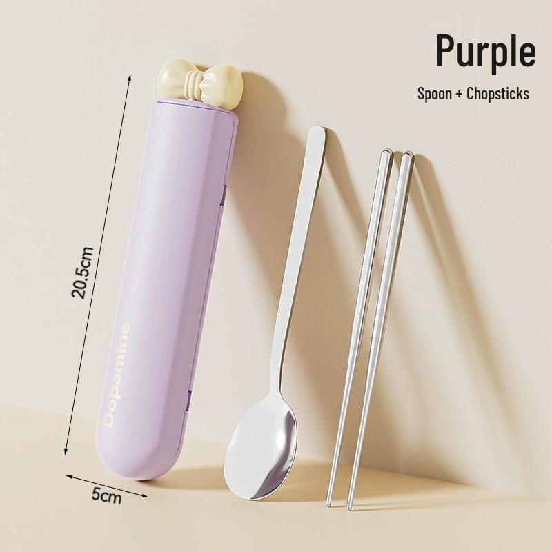 Dopamine Stainless Steel Cutlery Set with Chopsticks, Spoon & Storage Box for Kids, Students, and Office Workers
Dopamine Stainless Steel Cutlery Set with Chopsticks, Spoon & Storage Box for Kids, Students, and Office Workers