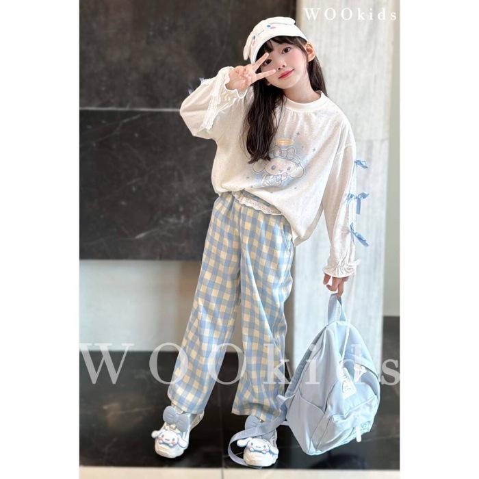 Двухпредметный комплект для девочек в клетку Cinnamoroll с длинным рукавом для осени 160cm
Двухпредметный комплект для девочек в клетку Cinnamoroll с длинным рукавом для осени 160cm