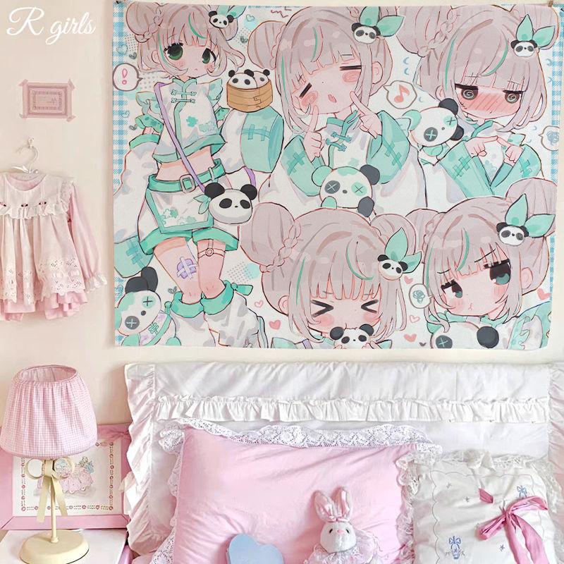 ins Japanese sweet girl background wall hanging cloth cartoon cute bedroom room decoration background cloth wall tapestry 74x94cm(29x37in)
ins Japanese sweet girl background wall hanging cloth cartoon cute bedroom room decoration background cloth wall tapestry 74x94cm(29x37in)