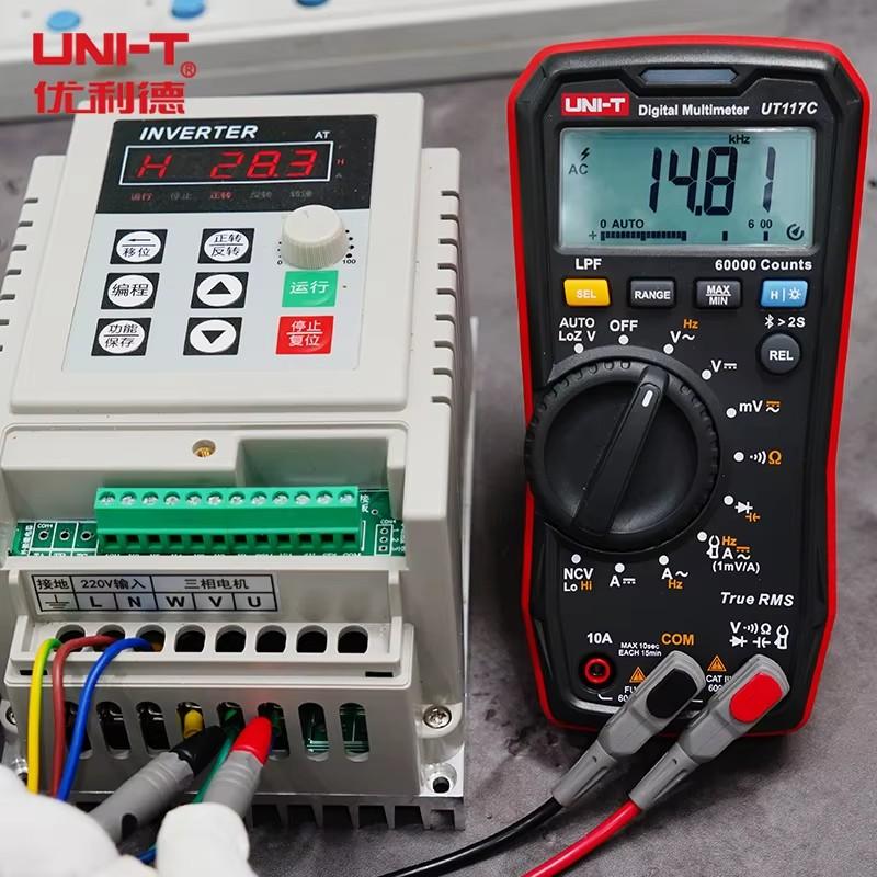 Професійні цифрові мультиметри UNI-T UT117C AC/DC Вольтметр Амперметр Тестер для електриків True RMS Ом Частотомір Bluetooth
Професійні цифрові мультиметри UNI-T UT117C AC/DC Вольтметр Амперметр Тестер для електриків True RMS Ом Частотомір Bluetooth