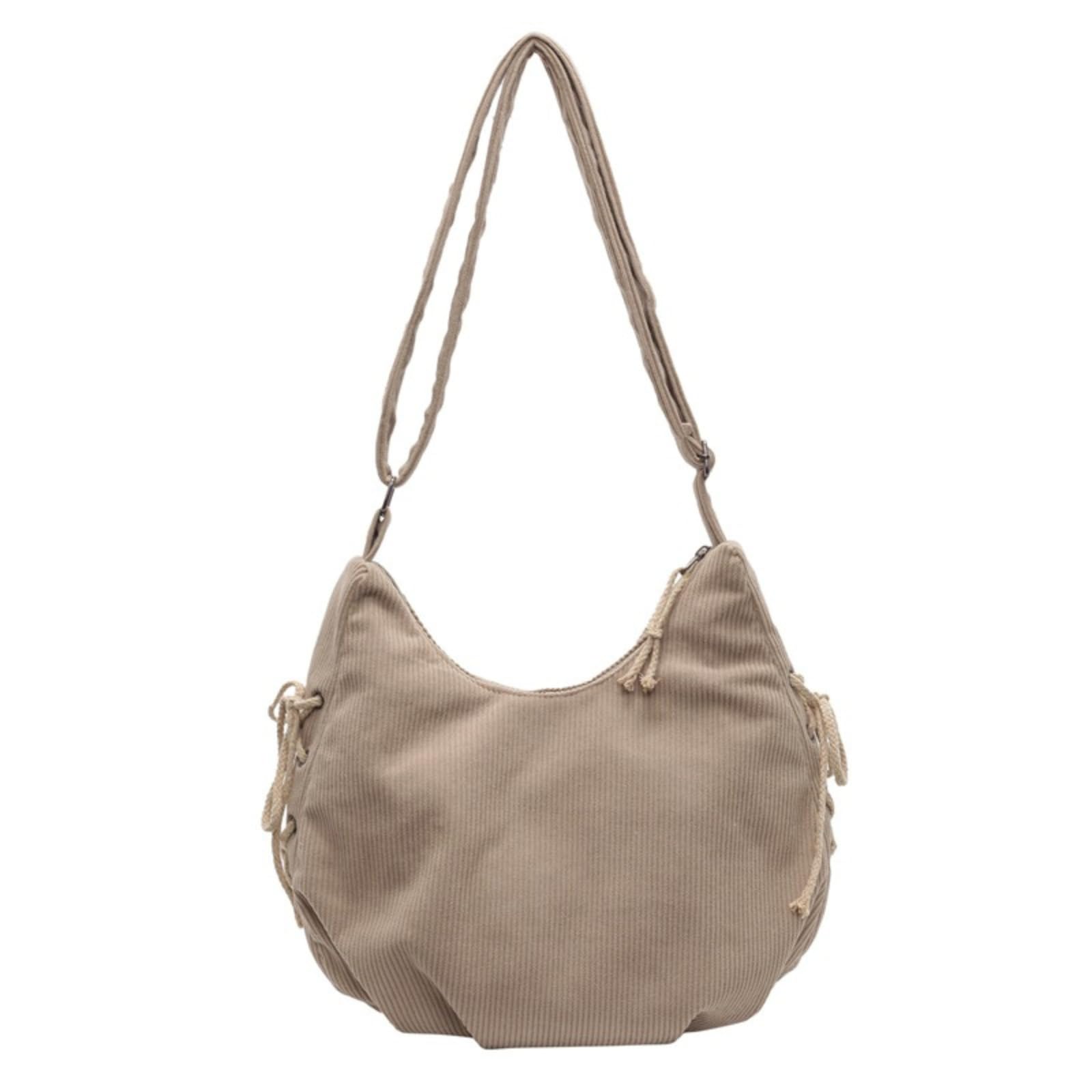 MYSKUFT Women s Corduroy Dumpling-Shaped Shoulder Bag, Crossbody Bag, Large Capacity (Beige)
MYSKUFT Women s Corduroy Dumpling-Shaped Shoulder Bag, Crossbody Bag, Large Capacity (Beige)