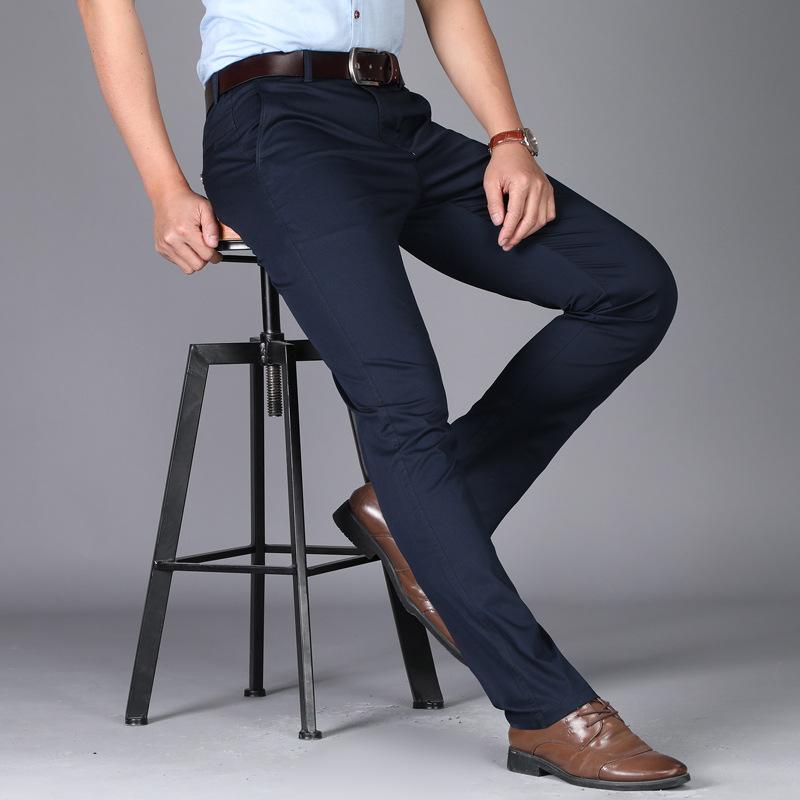 Men s Slim Suit Pants Fashion Business Casual Cotton Green Black Khaki Trousers Male Brand Clothing 36
Men s Slim Suit Pants Fashion Business Casual Cotton Green Black Khaki Trousers Male Brand Clothing 36