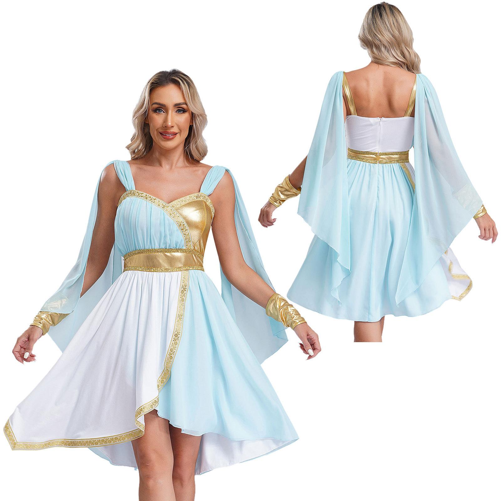 Sleeveless Chiffon Dress for Women Gold Stamped Irregular Design with Cuffs Hidden Zipper S світло-синій колір
Sleeveless Chiffon Dress for Women Gold Stamped Irregular Design with Cuffs Hidden Zipper S світло-синій колір