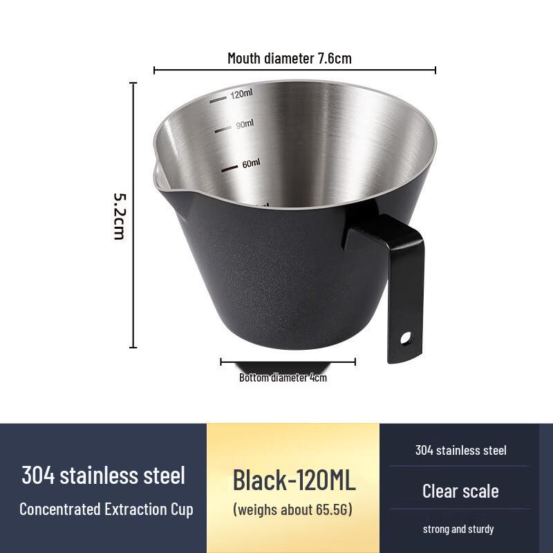 Shangqi 304 Stainless Steel Espresso Measuring Cups (2-Pack)
Shangqi 304 Stainless Steel Espresso Measuring Cups (2-Pack)