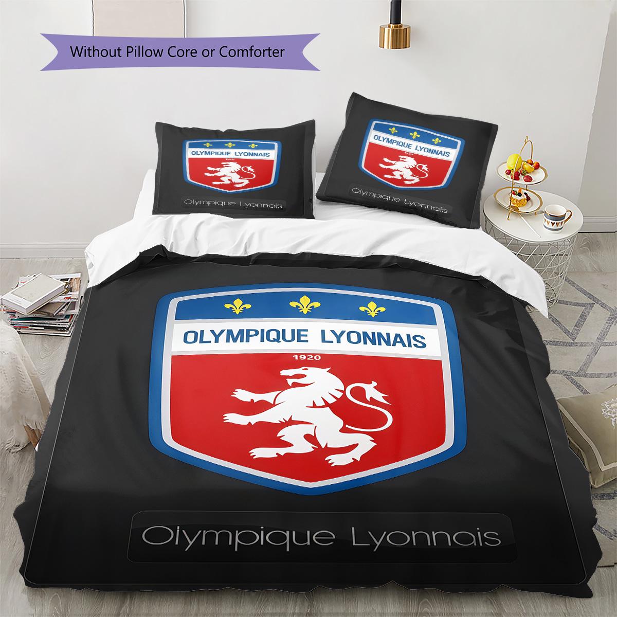 Olympique Lyonnais Pattern Bedding Set Quilt Cover Pillowcase Home Decor Gift (1 * duvet cover + 2 * pillowcase, without core) 135x200cm
Olympique Lyonnais Pattern Bedding Set Quilt Cover Pillowcase Home Decor Gift (1 * duvet cover + 2 * pillowcase, without core) 135x200cm