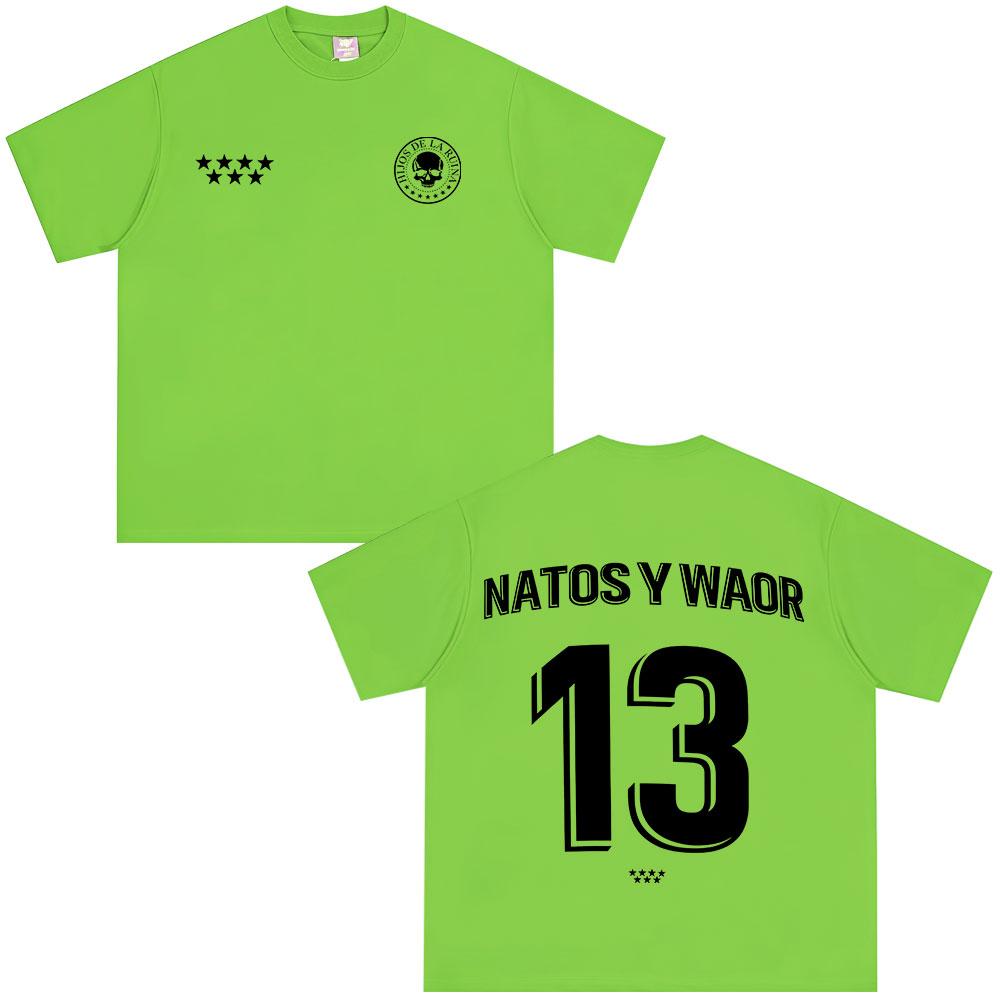 Rapper NATOS WAOR Merch T Shirts Unisexs Women Clothing Vintage Hip Hop Tshirts High Quality 100 Cotton Casual Oversized Tshirt 4XL
Rapper NATOS WAOR Merch T Shirts Unisexs Women Clothing Vintage Hip Hop Tshirts High Quality 100 Cotton Casual Oversized Tshirt 4XL