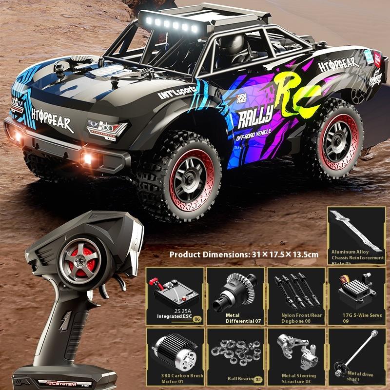 Professional Carbon Brush Rc Remote Control Car Four-Wheel Drive Off-Road High-Speed Big Foot Short Card Adult Racing Toy Car синьо-фіолетовий
Professional Carbon Brush Rc Remote Control Car Four-Wheel Drive Off-Road High-Speed Big Foot Short Card Adult Racing Toy Car синьо-фіолетовий