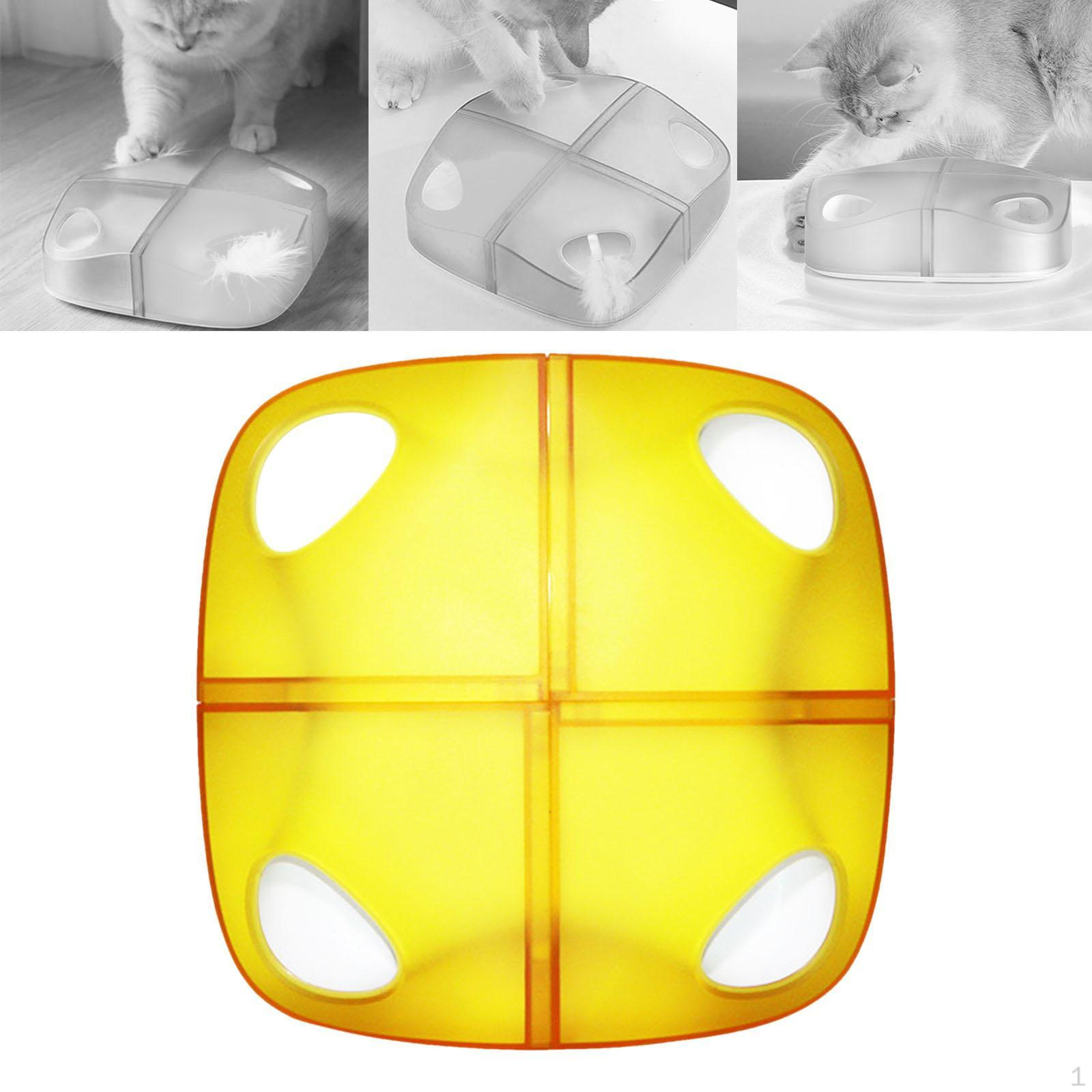 Інтерактивна іграшка-головоломка Cat Sensing Auto Feather Fluttering Teaser Protect Furniture yellow
Інтерактивна іграшка-головоломка Cat Sensing Auto Feather Fluttering Teaser Protect Furniture yellow