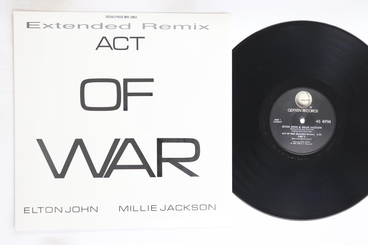 LP Record ELTON JOHN, MILLIE JACKSON - Act Of War 020347 GEFFEN 1985 US Pop Used
LP Record ELTON JOHN, MILLIE JACKSON - Act Of War 020347 GEFFEN 1985 US Pop Used