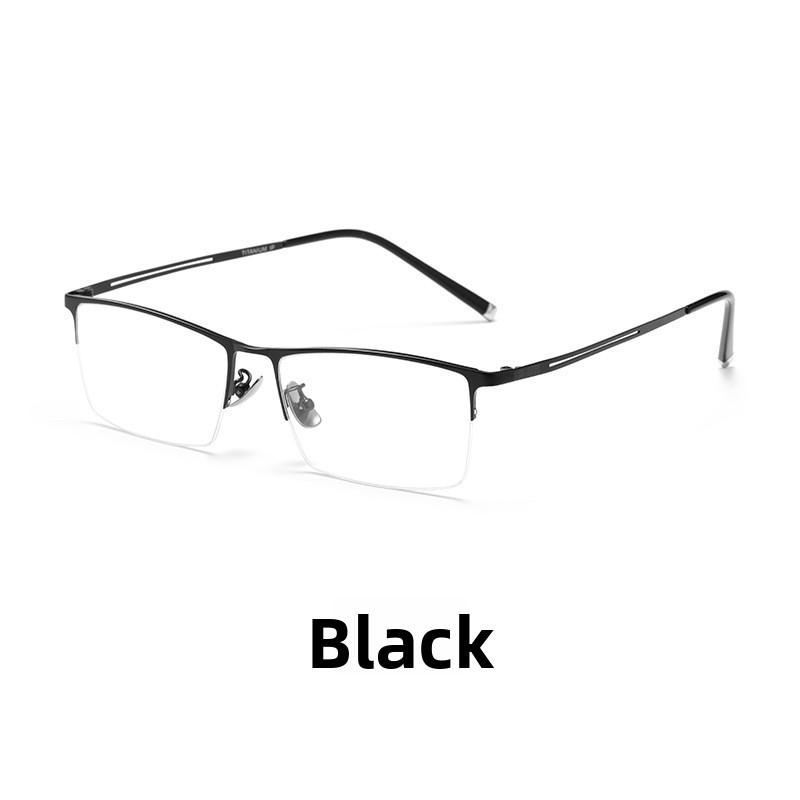 56mm-142mm New Men s Half Frame Rectangular Glasses Frame Big Face Myopia Anti Blue Light Reading Eyeglasses +2.00 Reading 4.00 чорний
56mm-142mm New Men s Half Frame Rectangular Glasses Frame Big Face Myopia Anti Blue Light Reading Eyeglasses +2.00 Reading 4.00 чорний