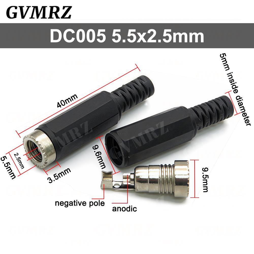 10PCS/lot Female DC Power Jack Plugs Socket Adapter Connector 2.1/2.5mm x 5.5mm For Socket Repairs Tool 5.5*2.1mm 5.5*2.5mm
10PCS/lot Female DC Power Jack Plugs Socket Adapter Connector 2.1/2.5mm x 5.5mm For Socket Repairs Tool 5.5*2.1mm 5.5*2.5mm