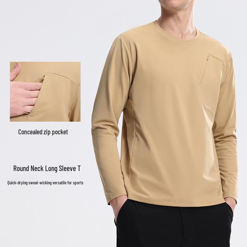 Men s Breathable Quick-Dry Long-Sleeve Crew Neck T-shirt for Spring Outdoor Hiking L
Men s Breathable Quick-Dry Long-Sleeve Crew Neck T-shirt for Spring Outdoor Hiking L